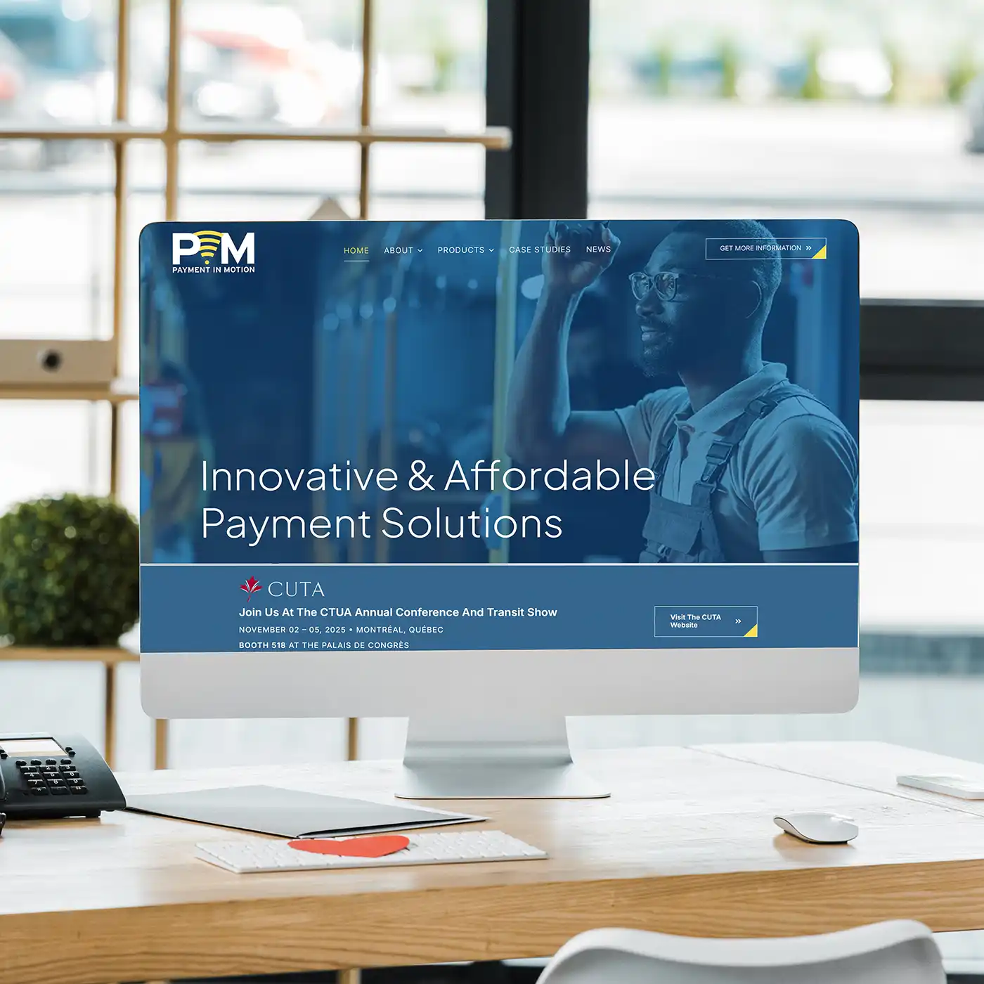Payment In Motion Case Study Website Desktop View Smashing
