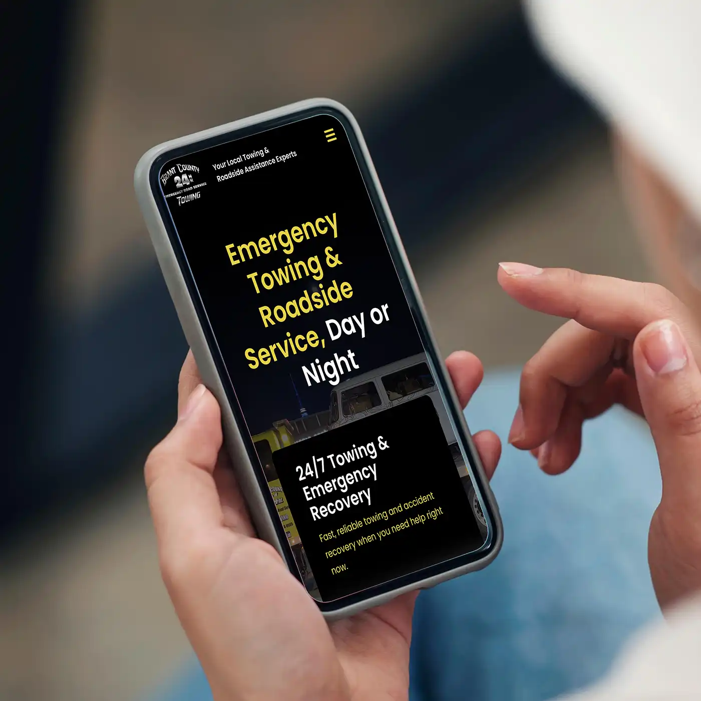 Brant County Towing Responsive Website Design By Smashing