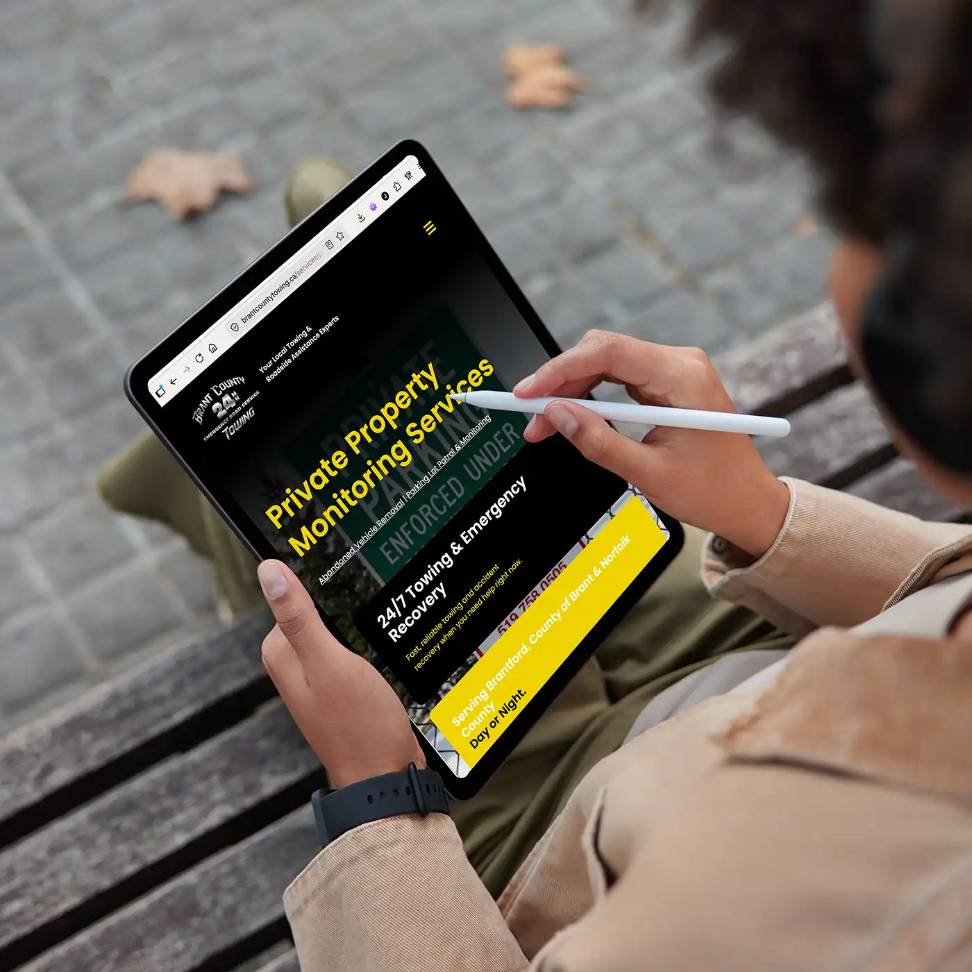 Brant County Towing Website Design Smashing