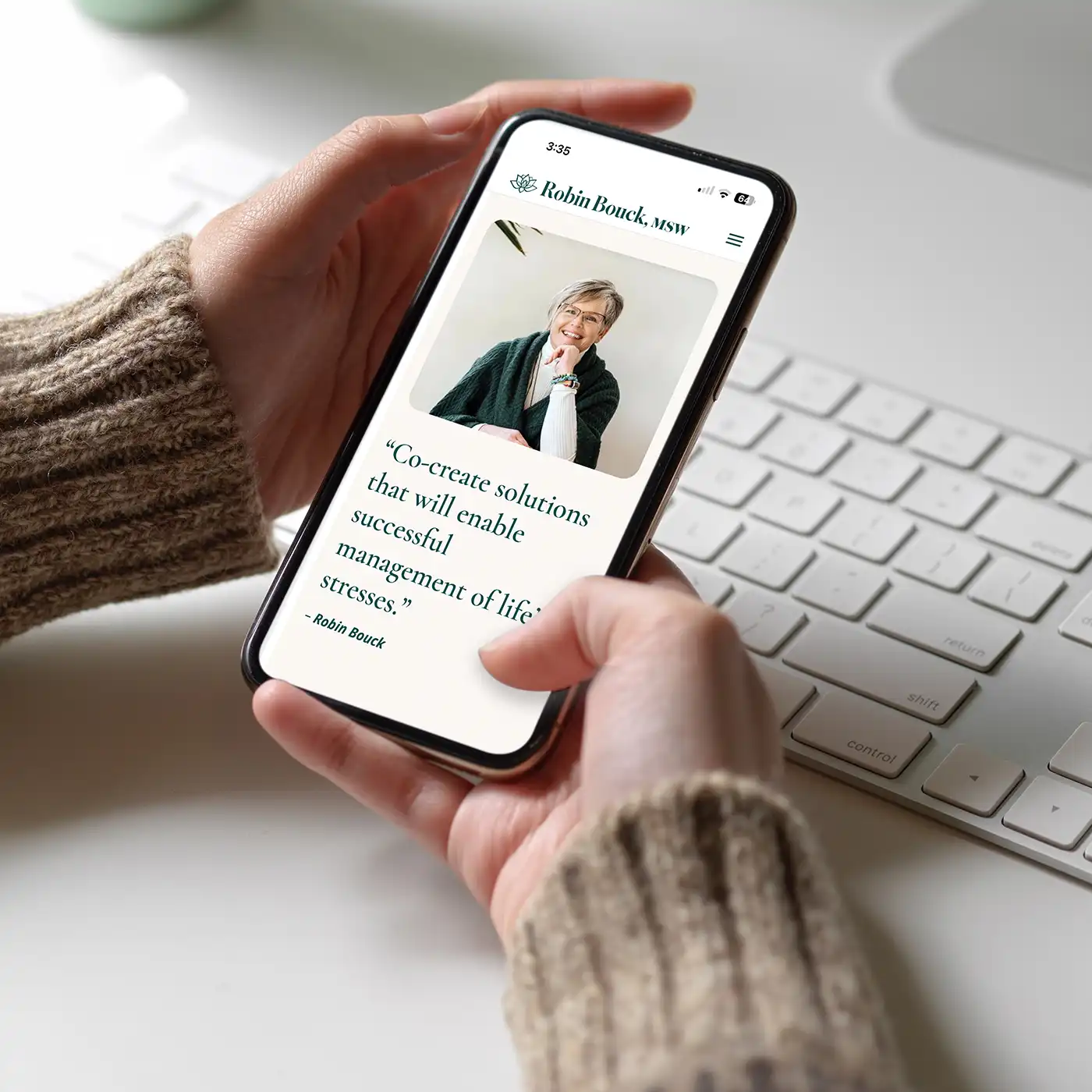 Robin Bouck Msw New Website Design By Smashing