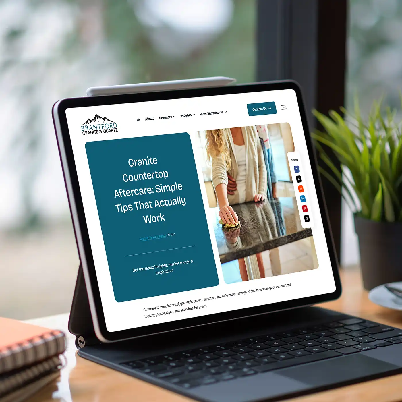 Brantford Granite And Quartz Responsive Website Design By Smashing