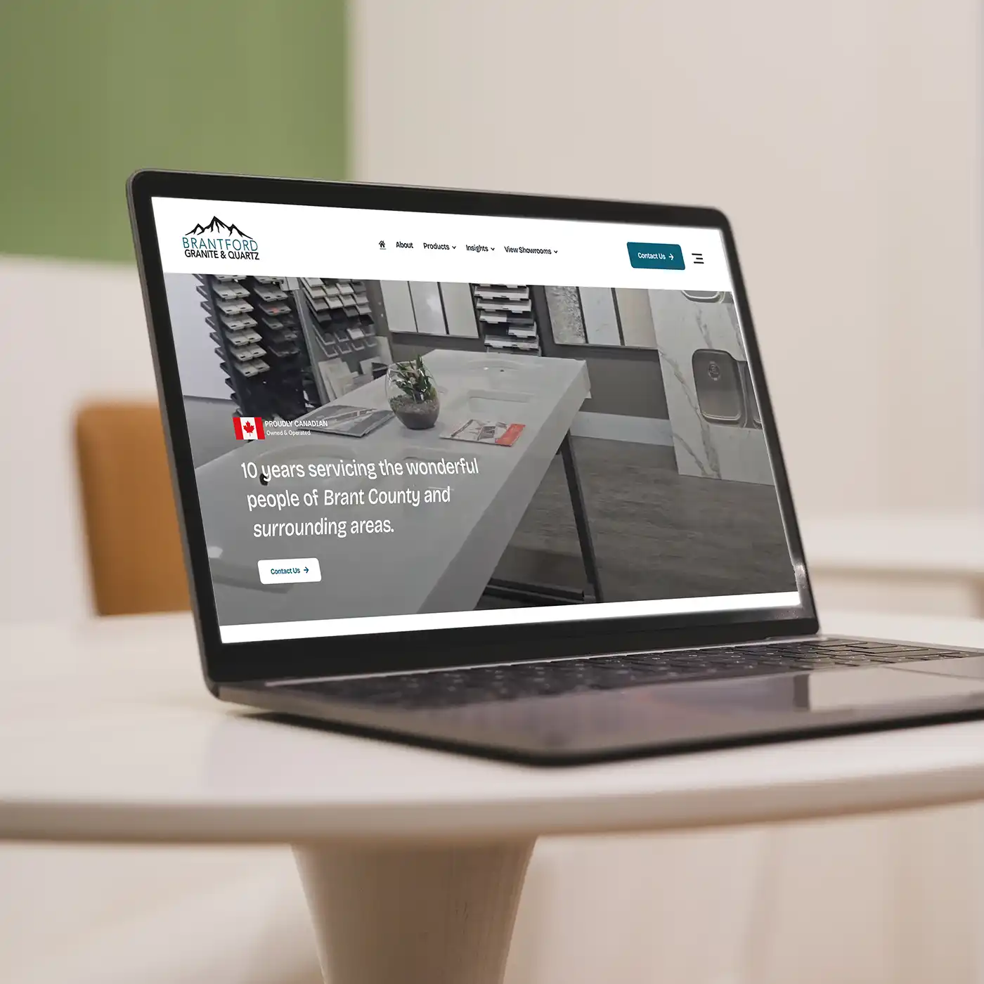 Brantford Granite And Quartz Website Redesign By Smashing